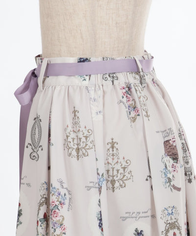 Antique Fruits Pattern Skirt