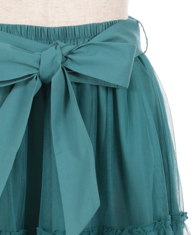 Etoile Embroidery Tulle Skirt