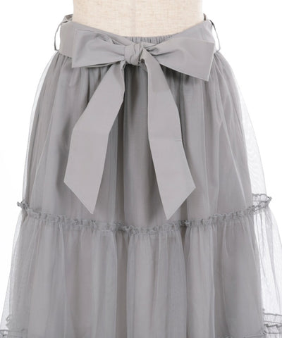 Etoile Embroidery Tulle Skirt