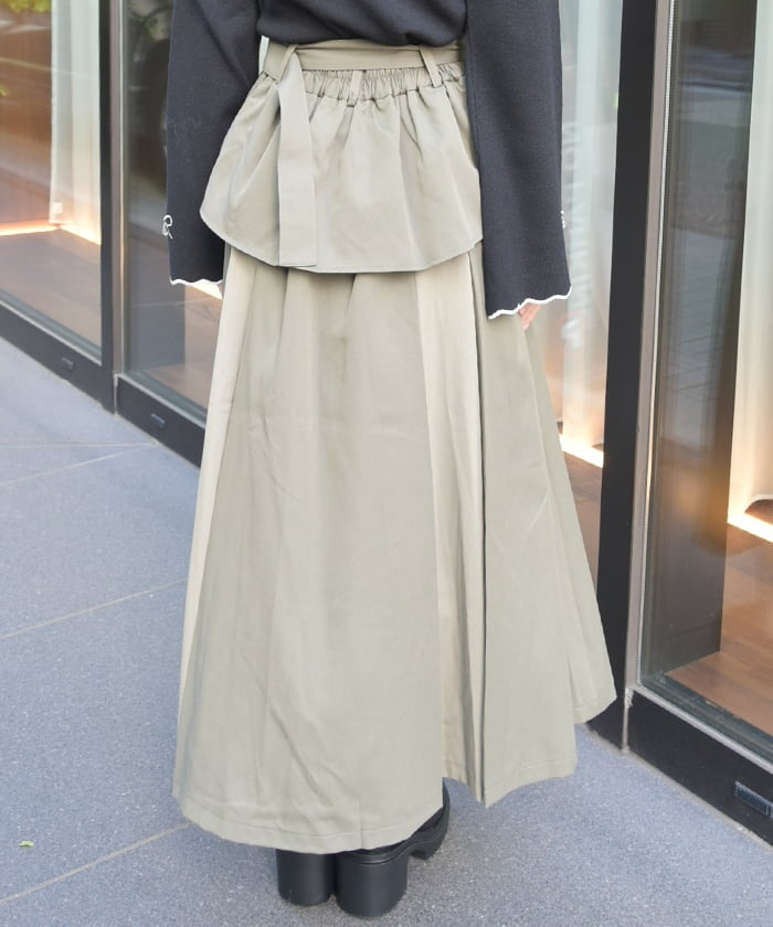 Corset Layered Style Skirt