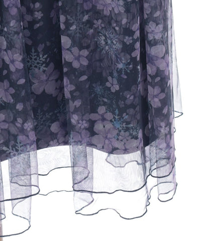 Snow Sakura Pattern Skirt