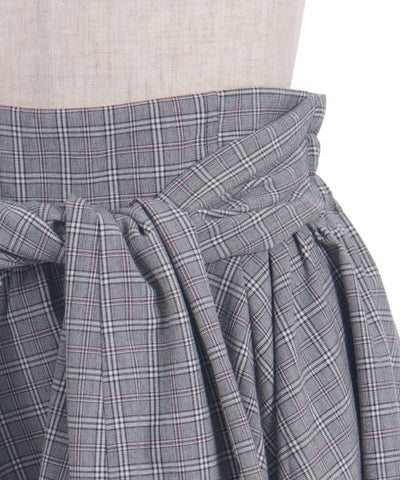 Shirt Wrap Design Irregular Hem Skirt