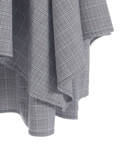 Shirt Wrap Design Irregular Hem Skirt