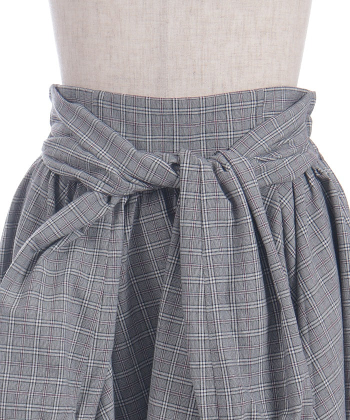 Shirt Wrap Design Irregular Hem Skirt