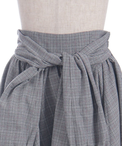 Shirt Wrap Design Irregular Hem Skirt