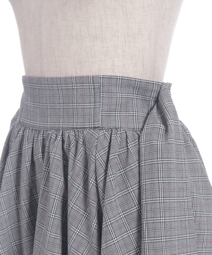 Shirt Wrap Design Irregular Hem Skirt