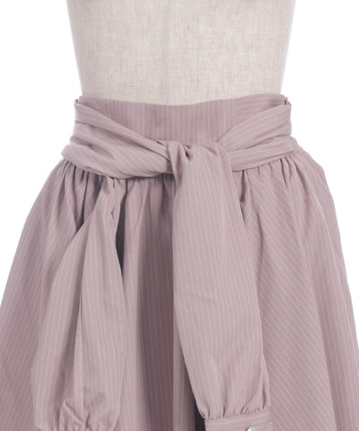 Shirt Wrap Design Irregular Hem Skirt