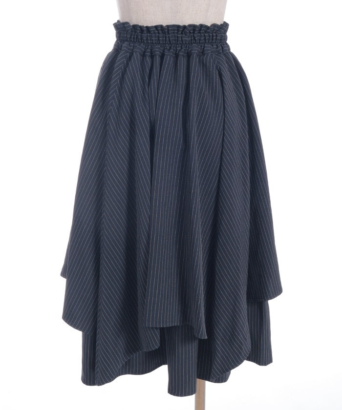 Shirt Wrap Design Irregular Hem Skirt