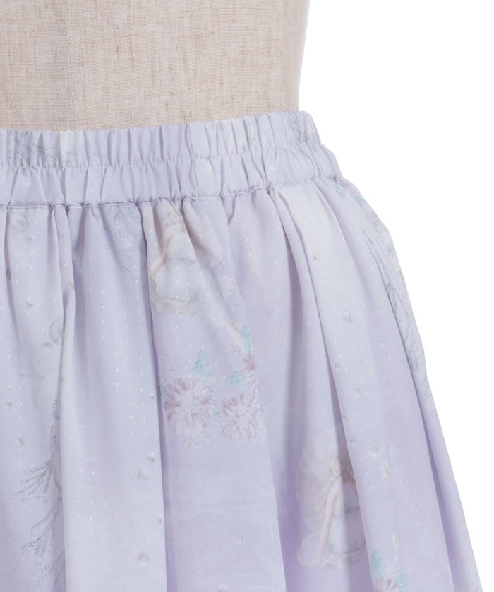 Mer et Ciel Pattern Skirt