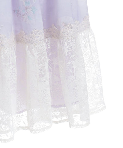 Mer et Ciel Pattern Skirt