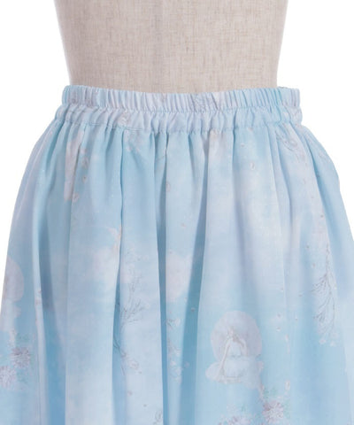Mer et Ciel Pattern Skirt