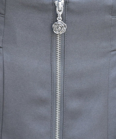 Piping Skirt with Zip