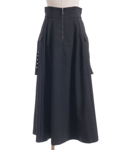 Piping Skirt with Zip
