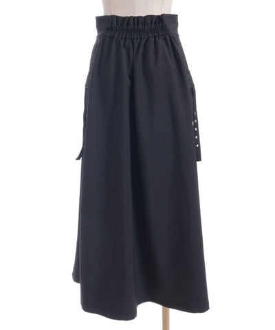 Piping Skirt with Zip
