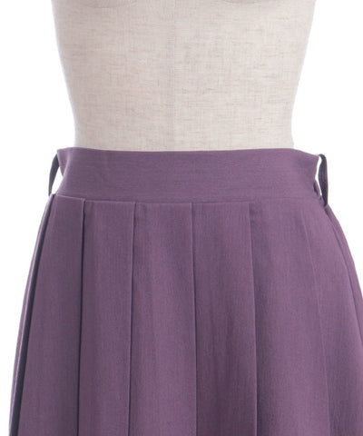 Asymmetric Pleated & Tulle Skirt