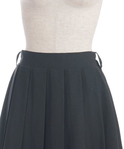 Asymmetric Pleated & Tulle Skirt