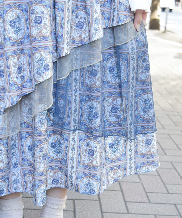 Rose Stained Glass Skirt