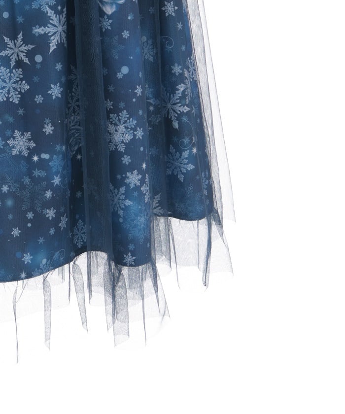 Snow Rose Pattern Skirt