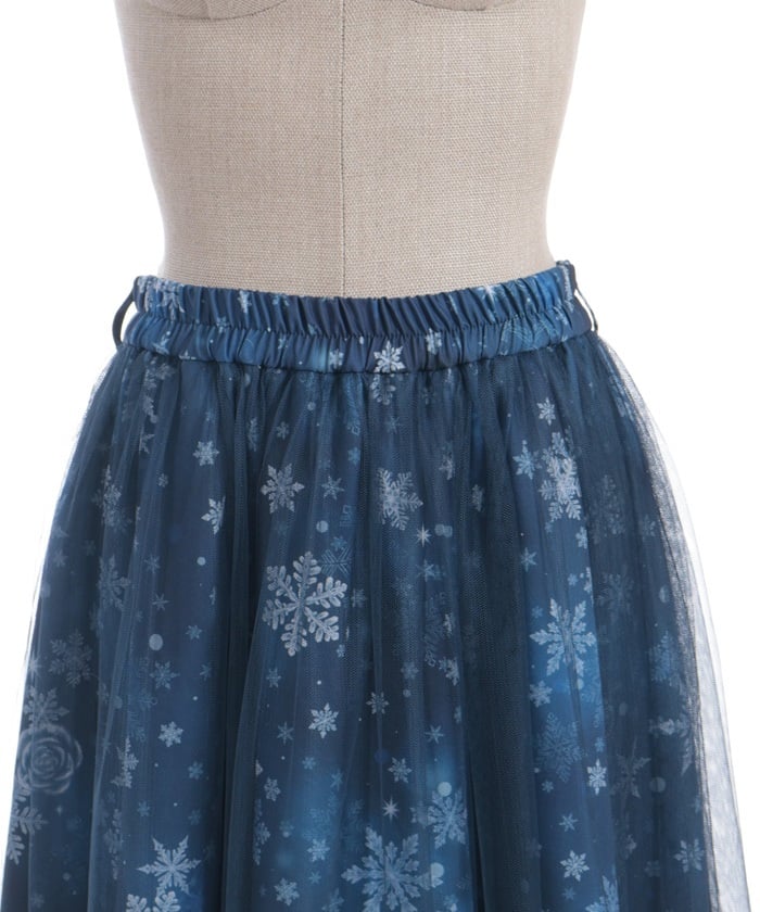 Snow Rose Pattern Skirt