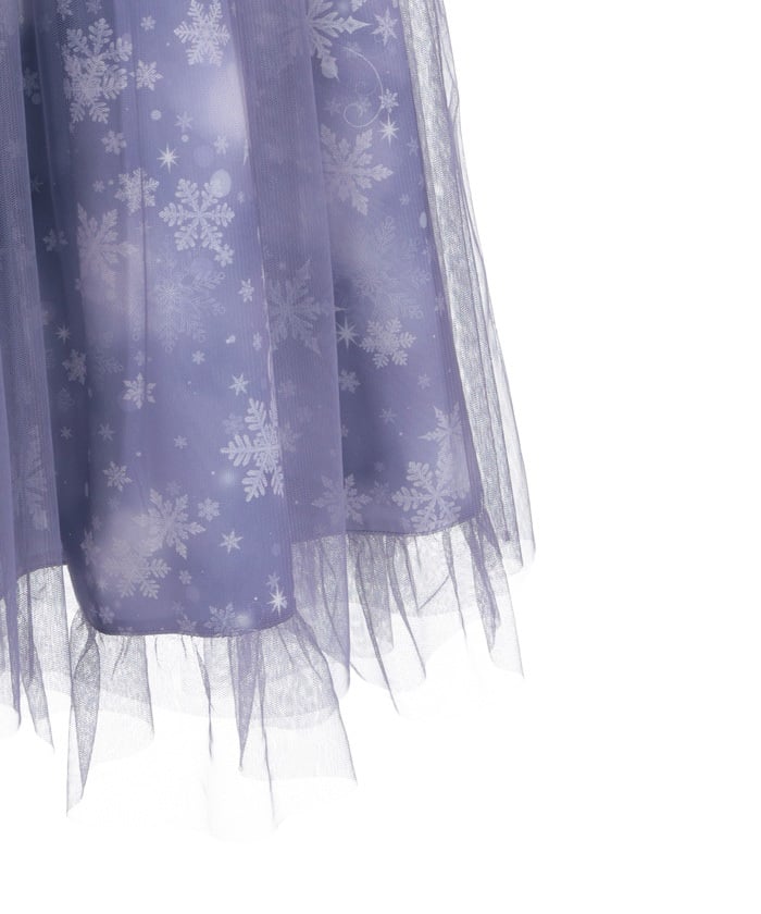 Snow Rose Pattern Skirt