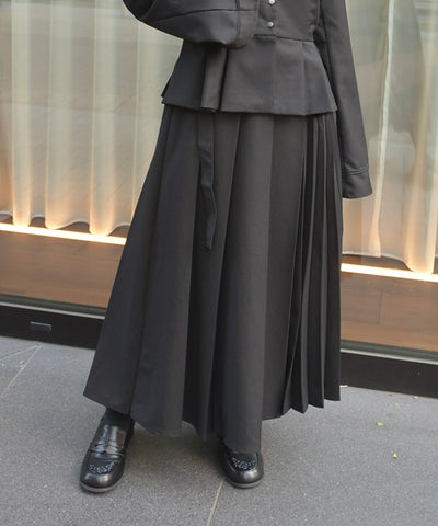 Pleated Panel Skirt – axes femme from JAPAN