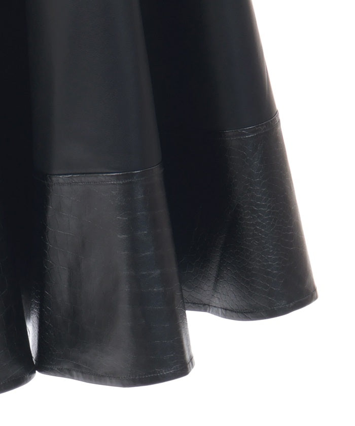 Faux Leather Skirt