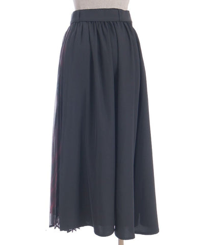 Pleated Panel Skirt
