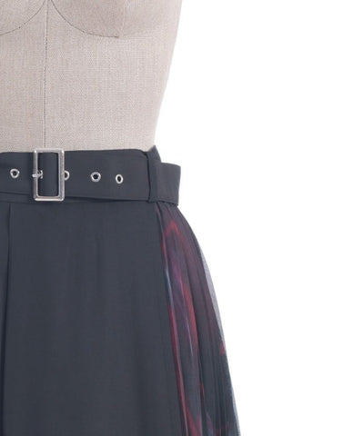 Pleated Panel Skirt