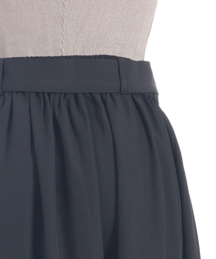 Pleated Panel Skirt