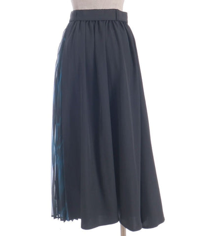 Pleated Panel Skirt