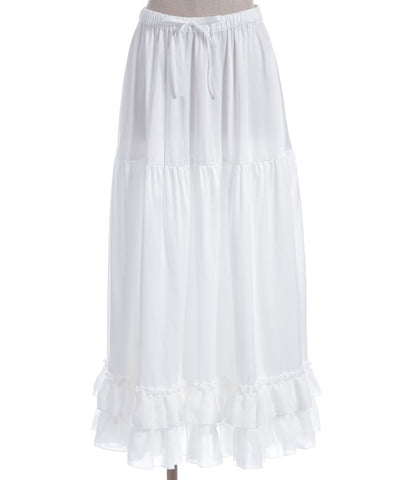 Long Frill Pettiskirt
