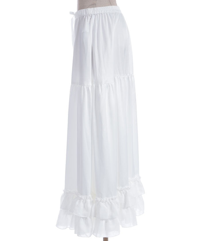 Long Frill Pettiskirt