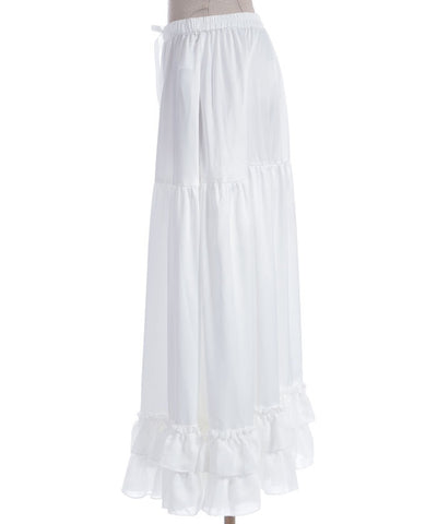 Long Frill Pettiskirt