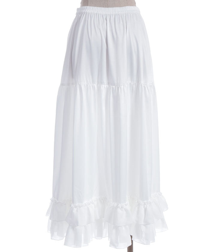 Long Frill Pettiskirt