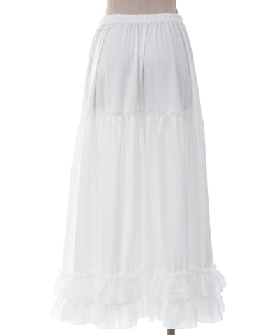 Long Frill Pettiskirt