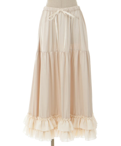 Long Frill Pettiskirt