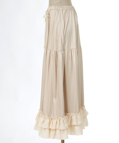 Long Frill Pettiskirt