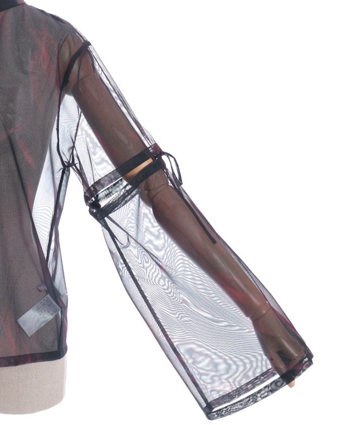 Marbled Sheer Top