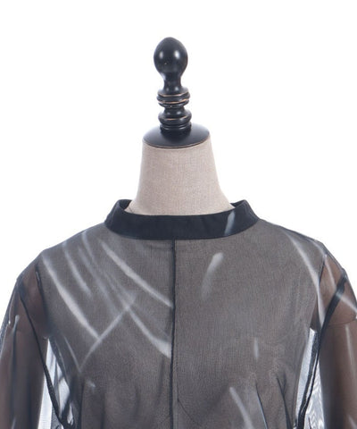 Marbled Sheer Top