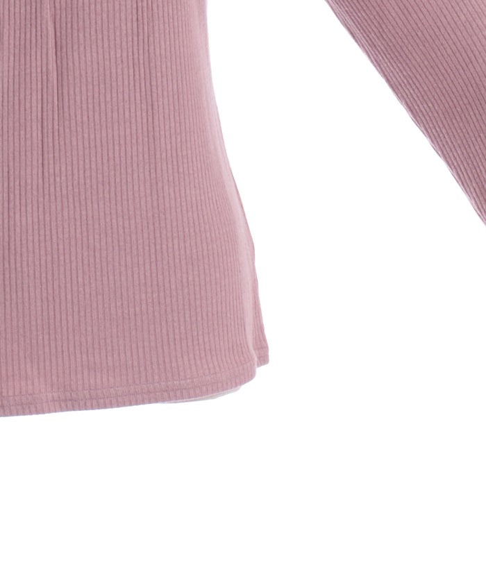 Tulle Rose Lace Panel Pullover