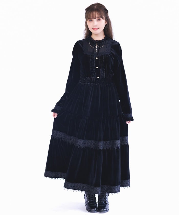 Blocking Velour Pullover