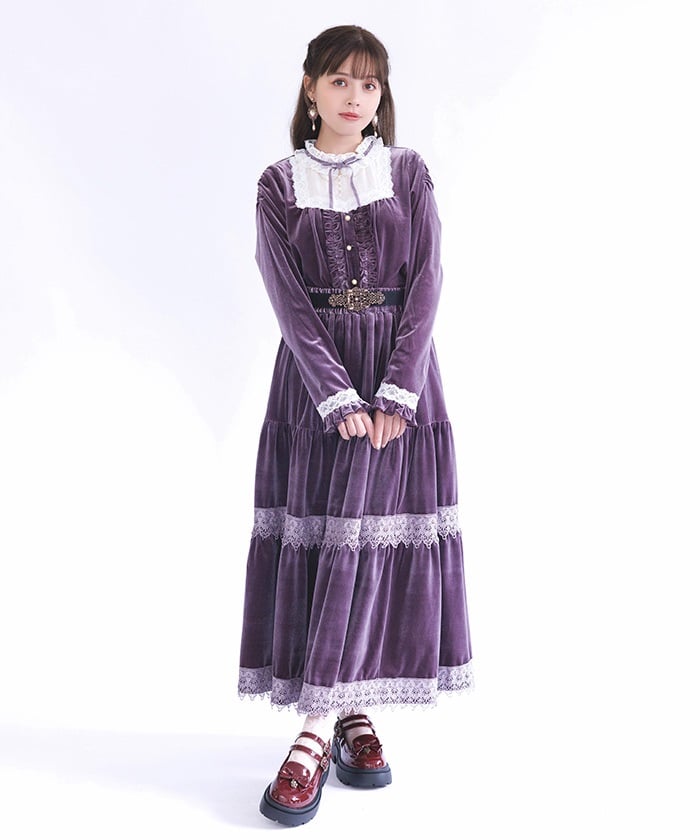 Blocking Velour Pullover