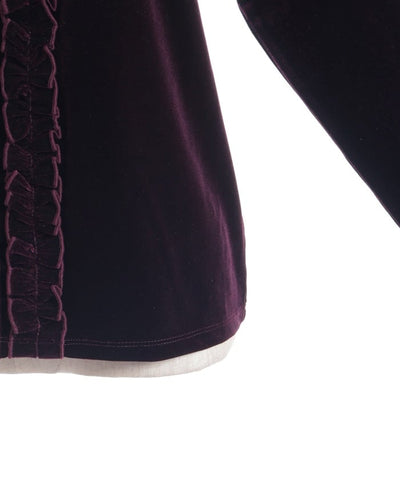 Blocking Velour Pullover