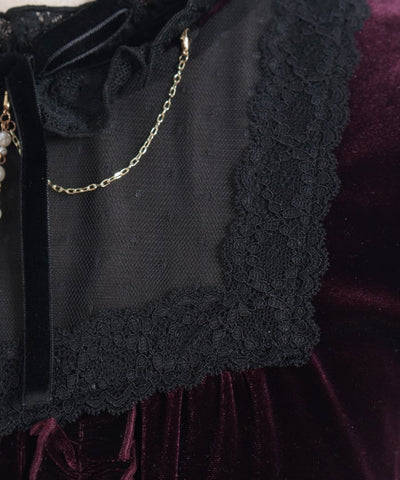 Blocking Velour Pullover