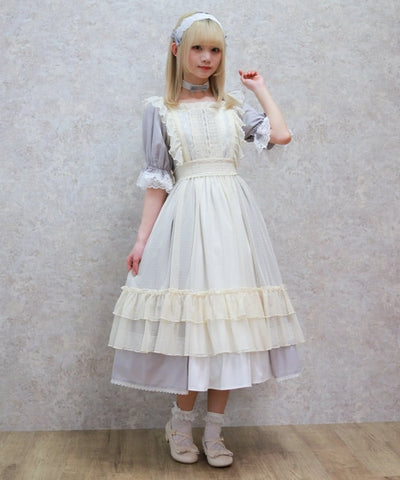 Dotted Tulle Apron