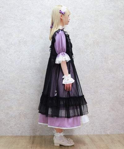 Dotted Tulle Apron