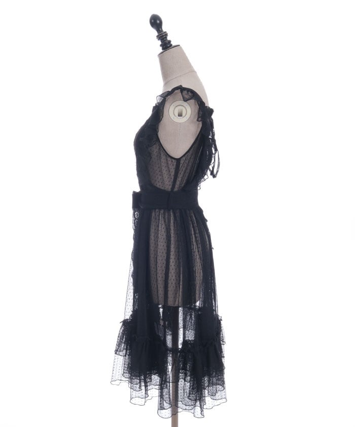 Dotted Tulle Apron