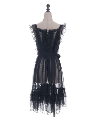 Dotted Tulle Apron