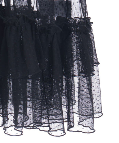 Dotted Tulle Apron