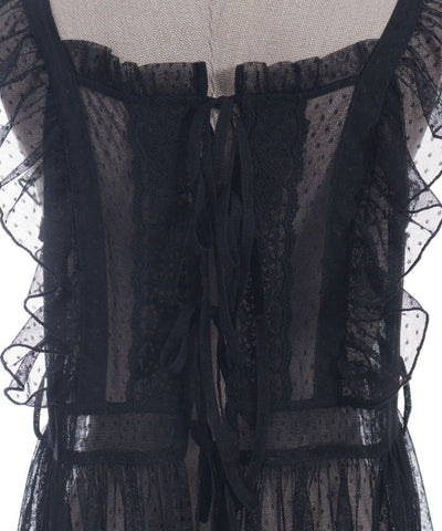 Dotted Tulle Apron